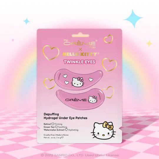 The Creme Shop x Hello Kitty Twinkle Eyes Depuffing Hydrogel Under Eye Patches