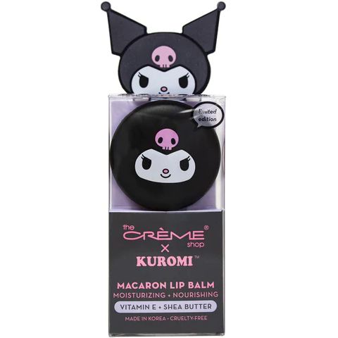 The Creme Shop x Kuromi Macaron Lip Balm - Raspberry Cream Puff
