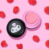 The Creme Shop x Kuromi Macaron Lip Balm - Raspberry Cream Puff