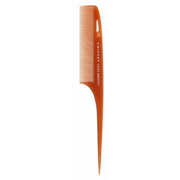 ultra smooth fine tooth rattail comb - cricket - comb