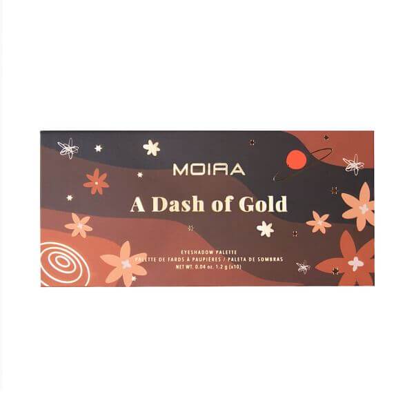 moira beauty a dash of gold palette