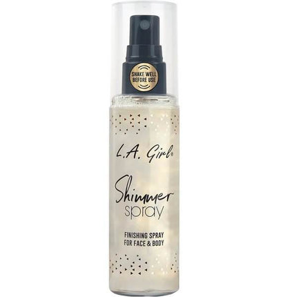 LA Girl Shimmer Spray - Gold - Finishing Spray for Face and Body