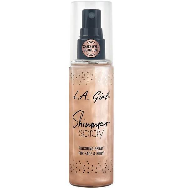LA Girl Shimmer Spray - Rose Gold - Finishing Spray for Face and Body