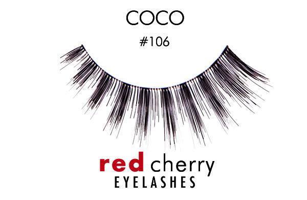 106 - coco - red cherry lashes - lashes