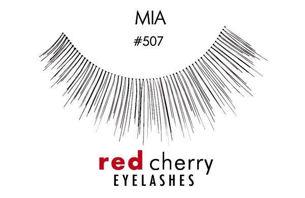 507 - mia - red cherry lashes - lashes