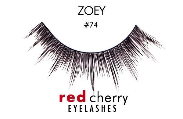 74 - zoey - red cherry lashes - lashes