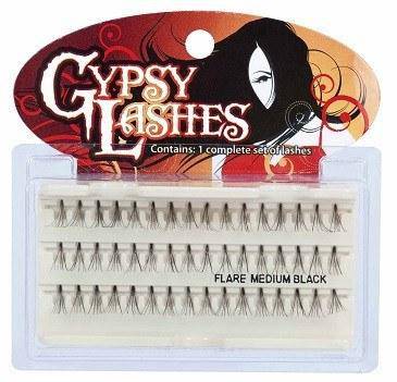 individual flare medium black - gypsy - lashes