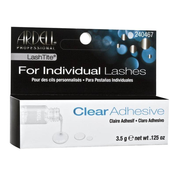 lashtite adhesive - clear - ardell - lashes