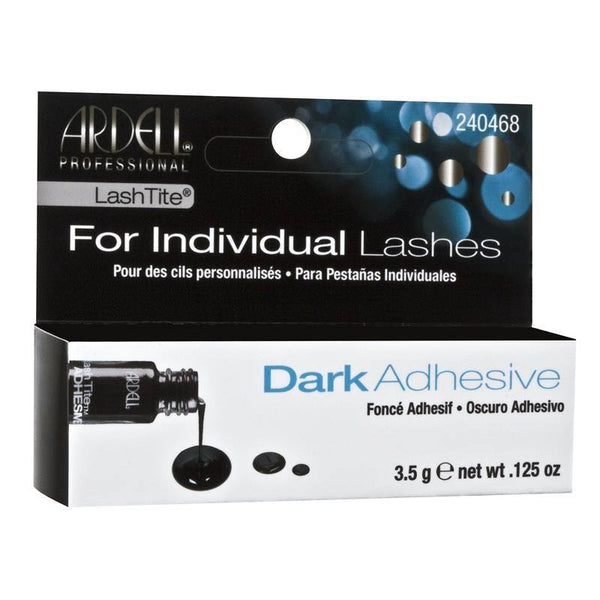 lashtite adhesive - dark - ardell - lashes