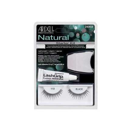 natural 110 black starter kit - ardell - lashes