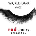 w001 - wicked dark - red cherry lashes - lashes
