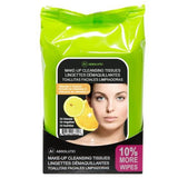 Absolute New York Makeup Cleansing Tissue 60 Pack - HB Beauty Bar
