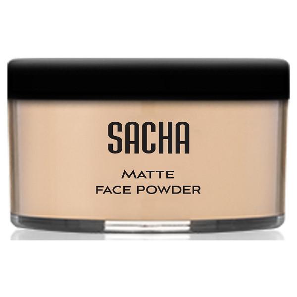 sacha Matte face powder - sacha cosmetics - translucent face powder