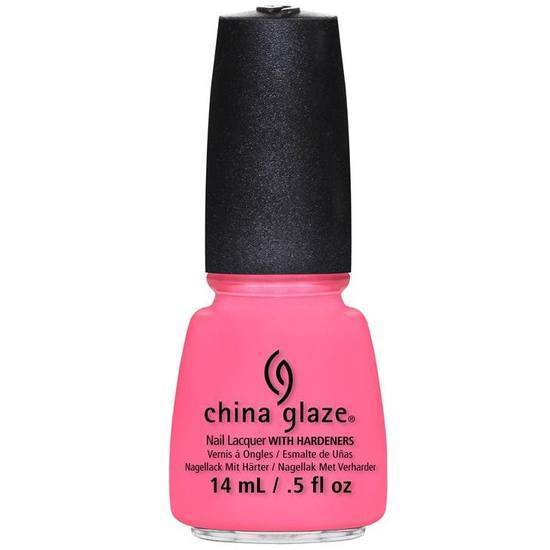 neon and on and on - china glaze - nail polish