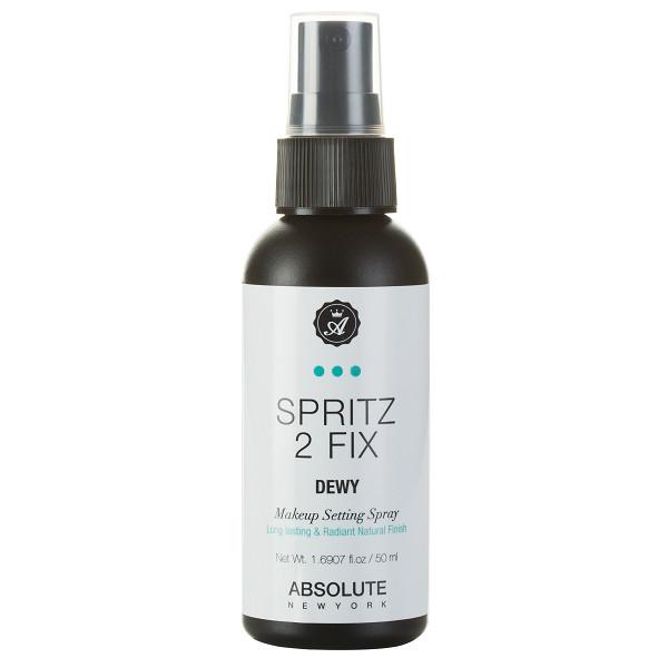 spritz 2 fix dewy makeup setting spray - absolute new york - makeup setting spray